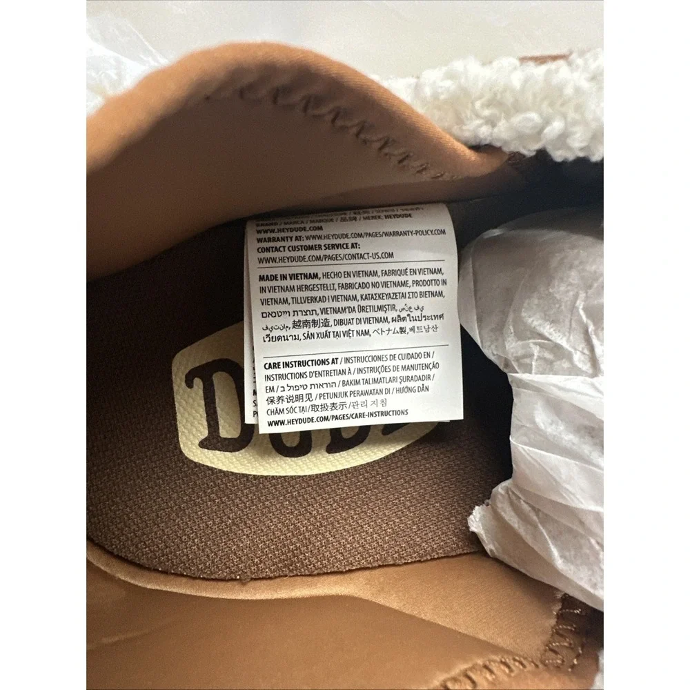 Hey Dude Bradley Blipper Suede Slip-On Argan Brown/Beige Men's US 12 44304-2JY